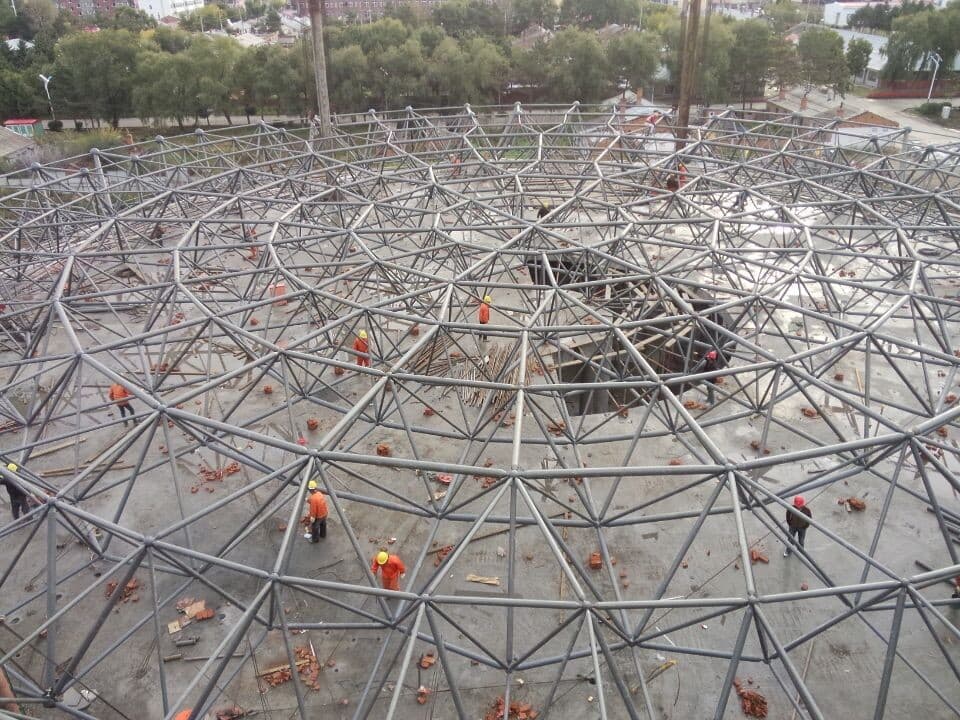 余姚电厂网架加工